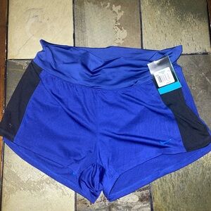 Nike dry fit blue and black shorts new with tags!